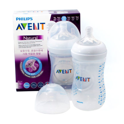 NATURAL BOTTLE 330ml (TWIN PACK) - NATURAL 2.0 (EXTRA SOFT TEAT)