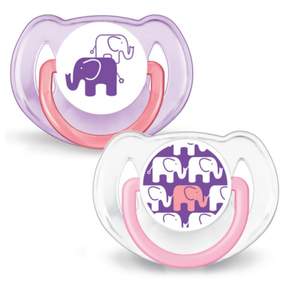SOOTHER ELEPHANT 6-18M TWIN PACK