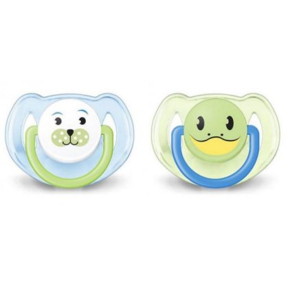SOOTHER CLASSIC 6-18M TWIN PACK MIX COLOURS